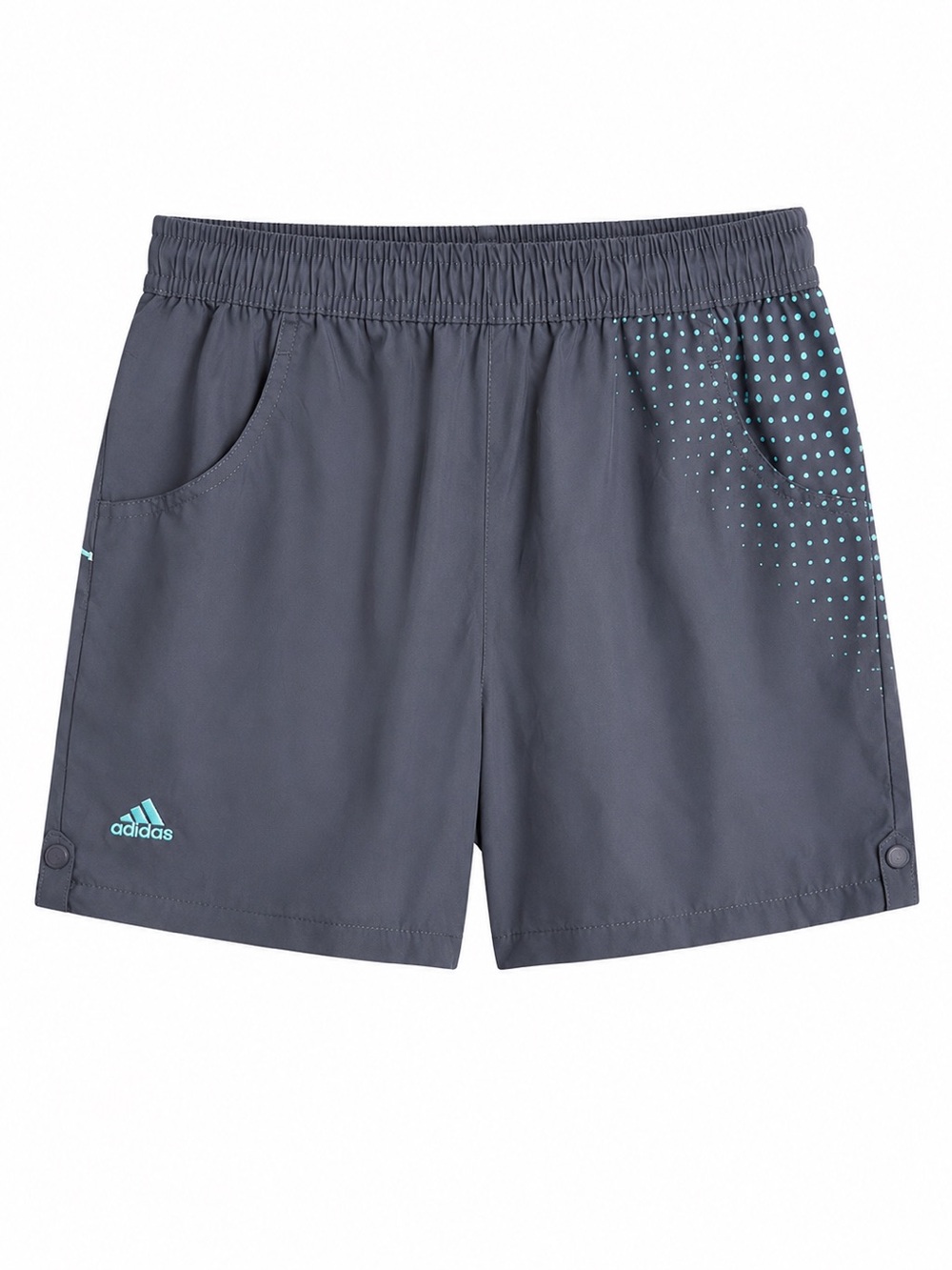NWT Adidas Gray Athletic Shorts Women fits M / tag says XL
